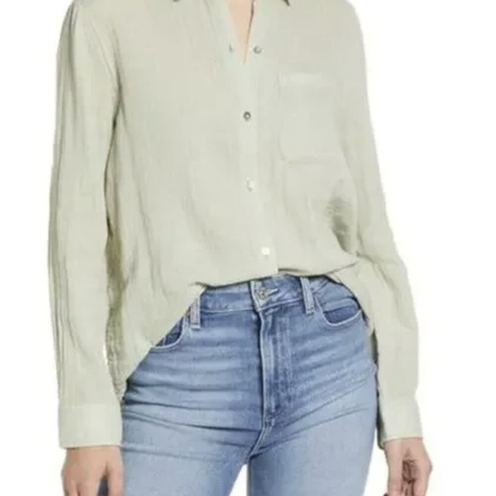 NWOT Rails Ellis Organic Cotton Long Sleeve Button Up Shirt